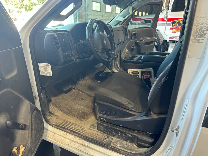 Silverado interior before detailing