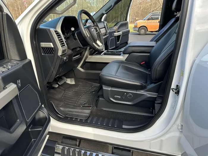 Super Duty cabin after detailing